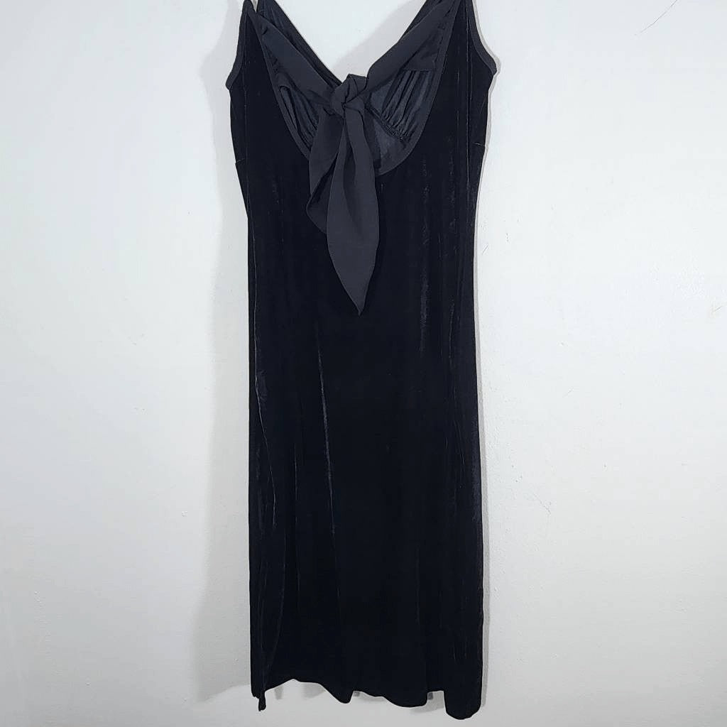 Band of the Free Black Velvet Slip Dress NWT Size Small Black Velvet Dress
