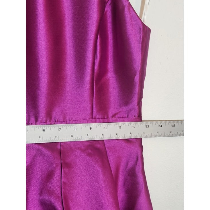 Lulus Magenta High Low Formal Dress Size XS NWT Wedding Guest Dress