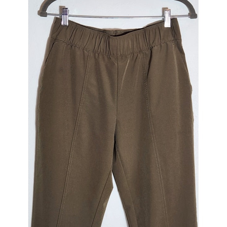 Mondetta Olive Green Pull-On Pants Size Medium