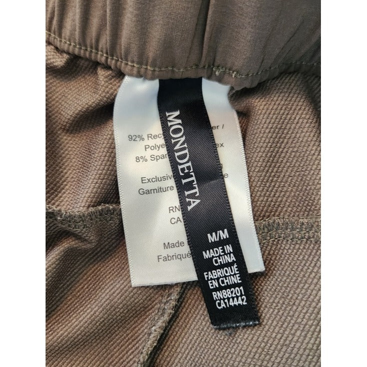 Mondetta Olive Green Pull-On Pants Size Medium