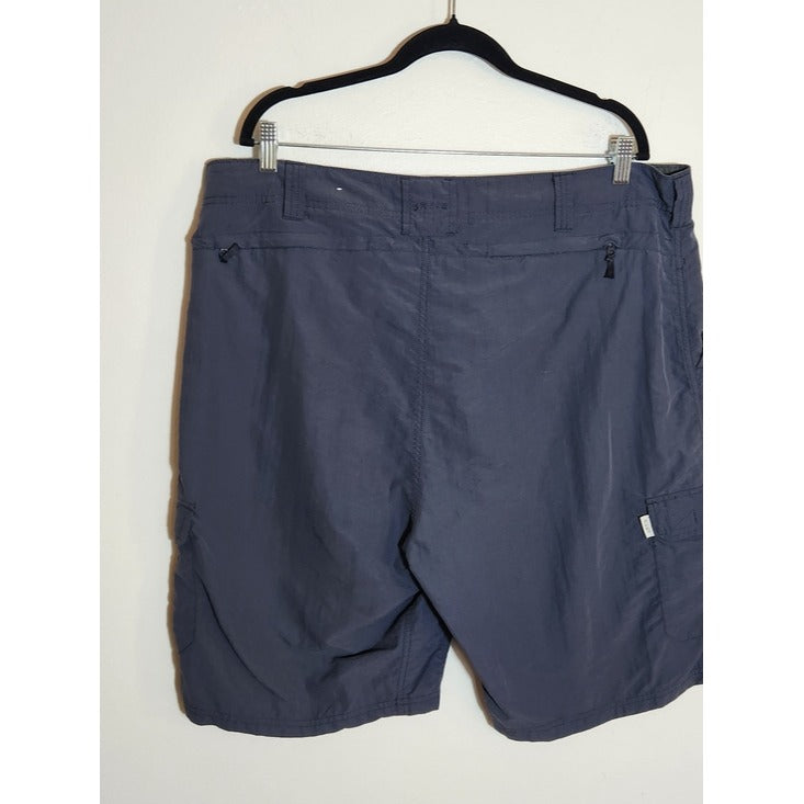 Orvis Mens Slate Blue Lightweight Cargo Shorts Size 40