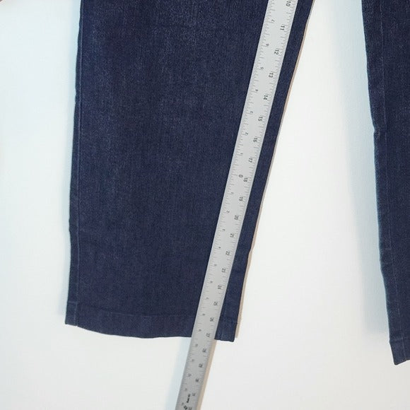 L.L. Bean Dark Wash Classic Fit Jeans Size 4 Petite NWT