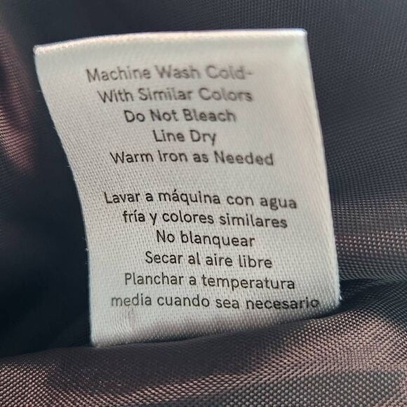 Venus Gray Button-Up Blazer with Sash Size 8 Venus Gray Collarless Blazer