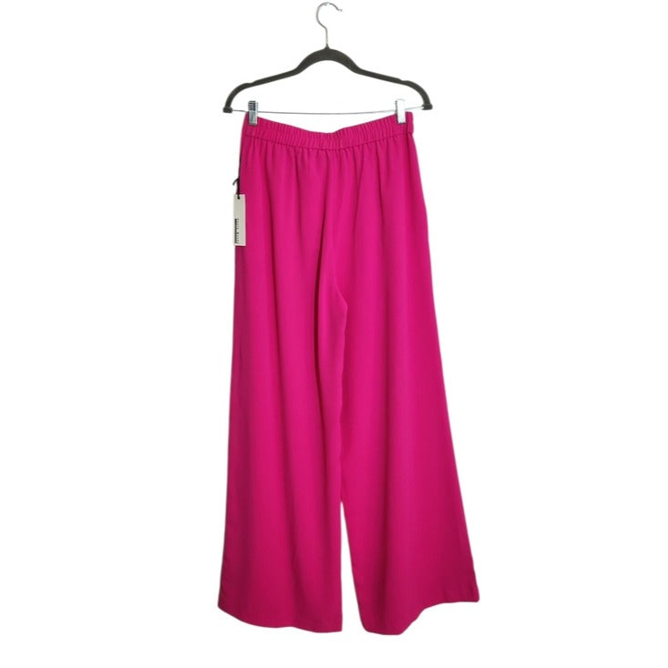 Haute Monde Neon Pink Wide Leg Trouser Pants Size Medium NWT