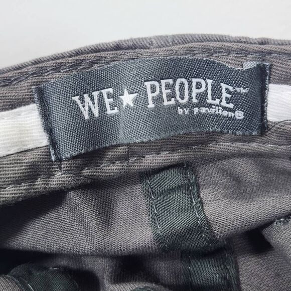 We People by Pavilion Gray Lacrosse People Distressed Baseball Cap One Size