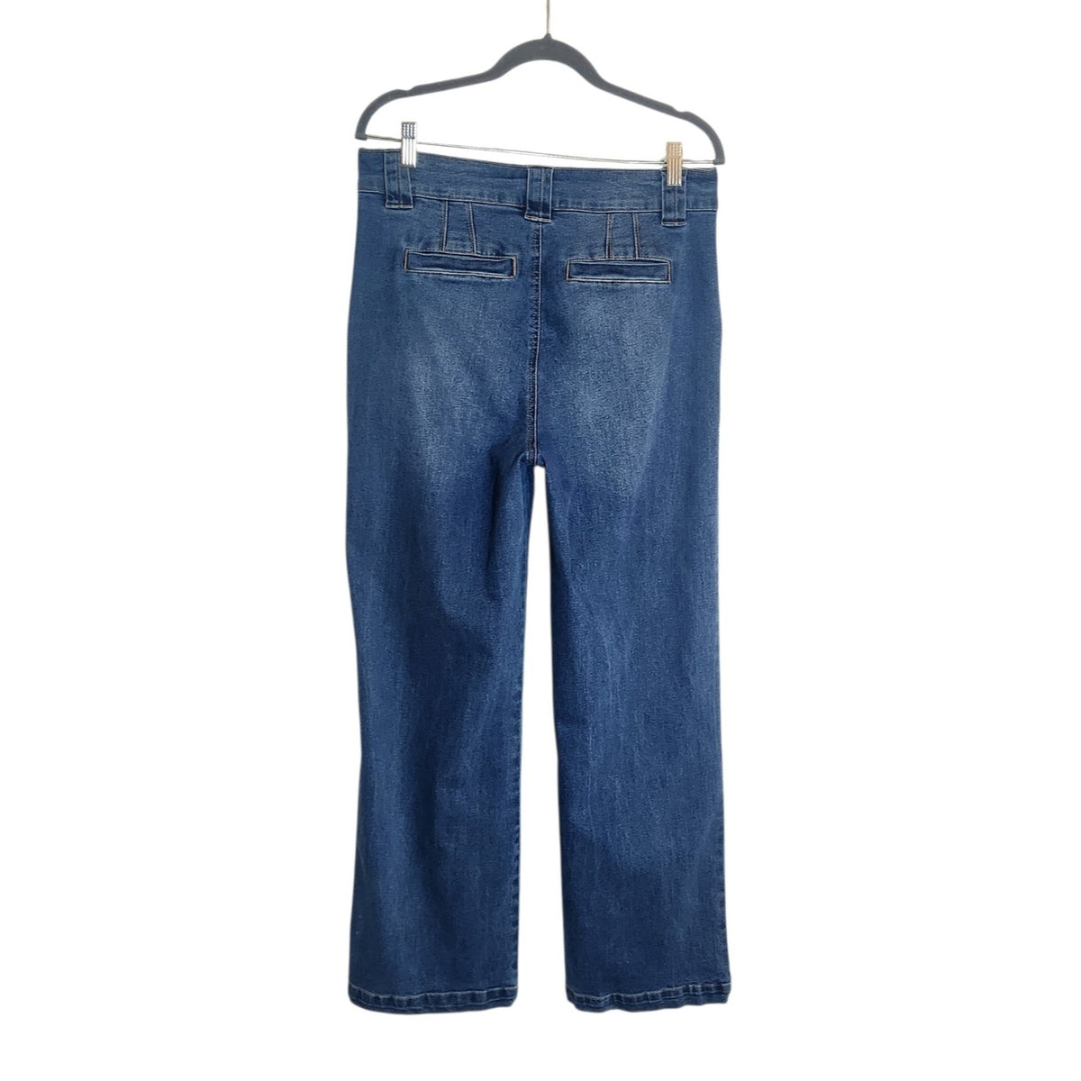 Dictionary Medium Wash High Waist Wide Leg Jeans Size 11/30