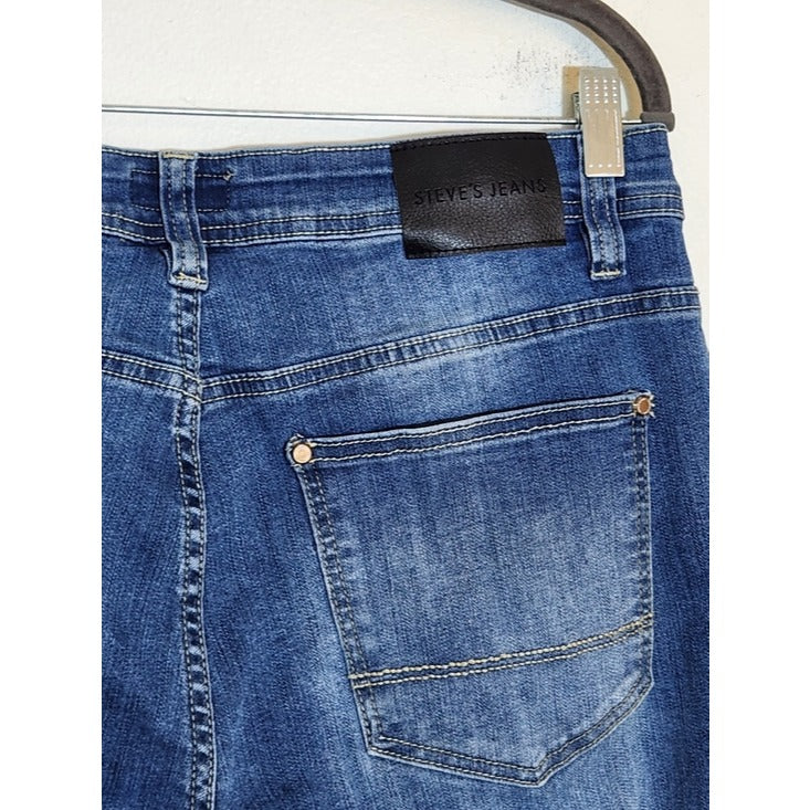 Steve's Jeans Mens Slim Straight Leg Jeans Size 32 x 30
