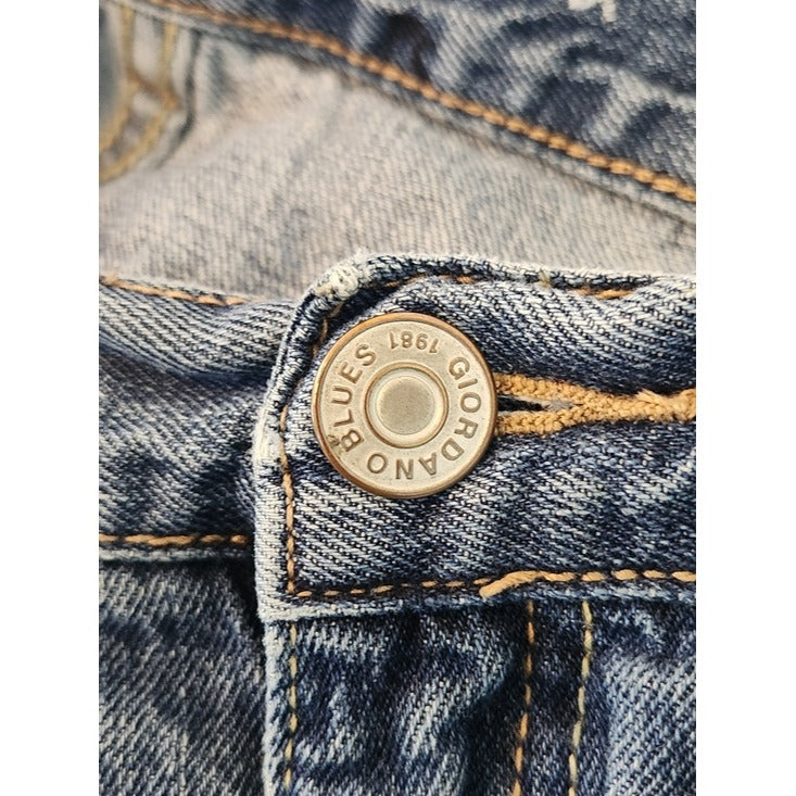 Giordano Low Rise Tapered Jeans Size 32 x 33
