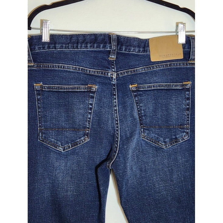 Aeropostale Dark Wash Straight Leg Jeans Size 32x32