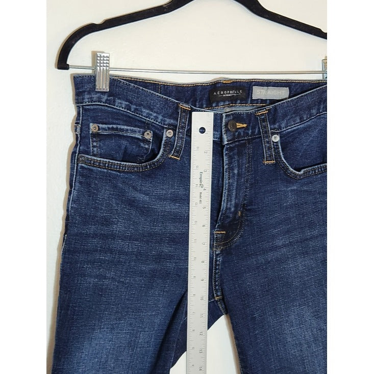 Aeropostale Dark Wash Straight Leg Jeans Size 32x32