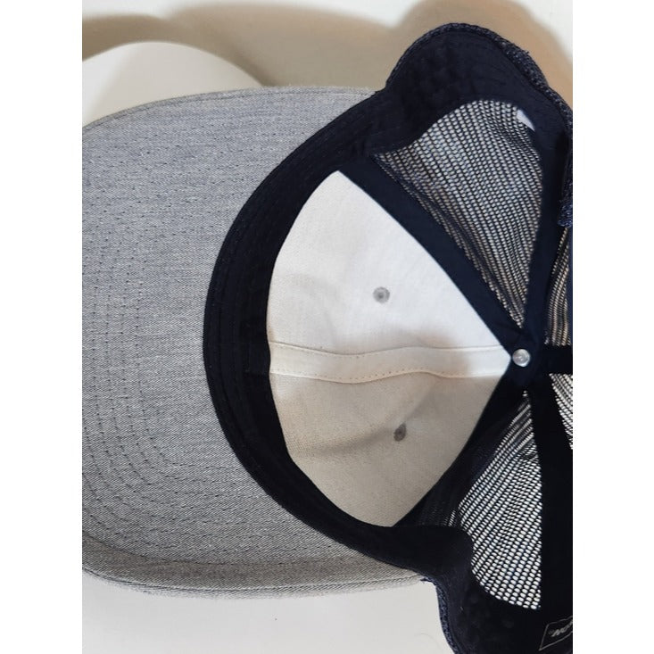 Richardson Goat Farm Hunting Club Gray and Navy Trucker Baseball Hat Adjustable