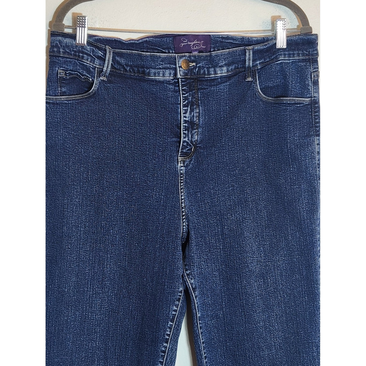 NYDJ Dark Wash Straight Leg Cropped Ankle Jeans Size 20W