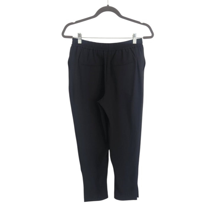 By Anthropologie The Essential Pull-On Trouser Black Ankle Pants Size XS