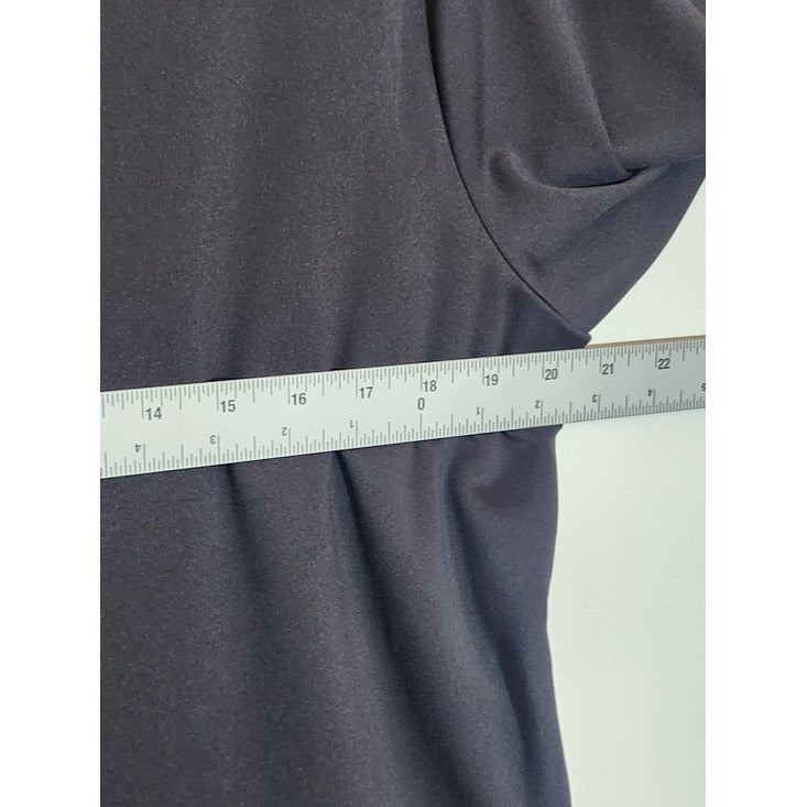 Express Black Mock Neck Long Sleeve Fitted Bodysuit Size XL