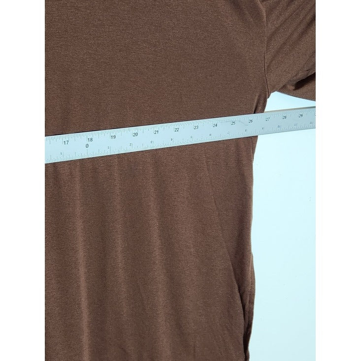 Kirundo Brown V-Neck Tee Size XL