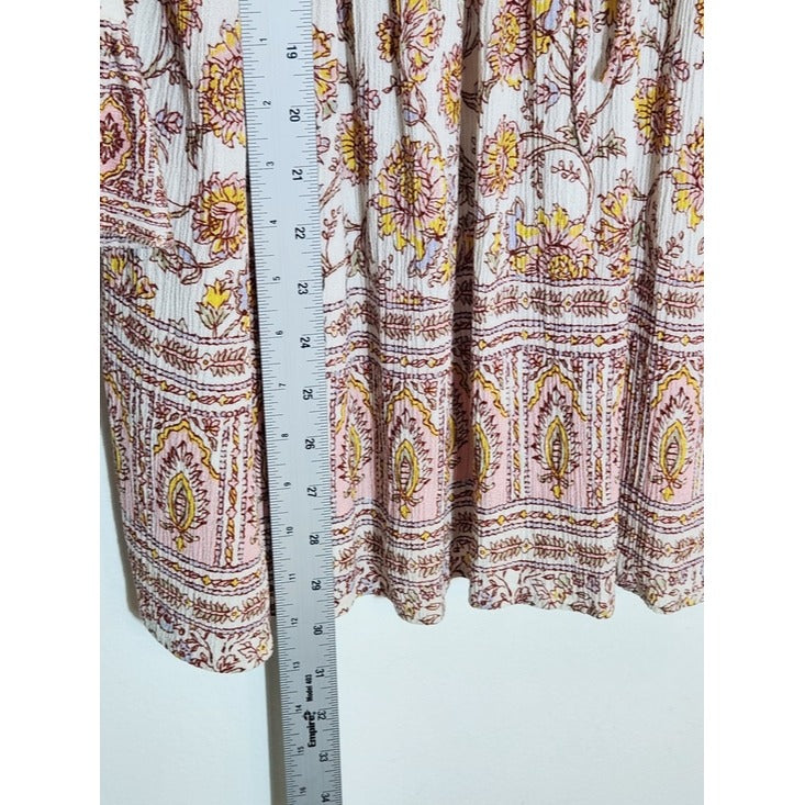 Free People Pink Moonlight Dance Tunic Size Medium