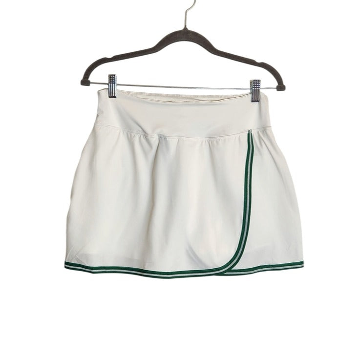 Crane White and Green Athleisure Skort NWT Size Small Flaw