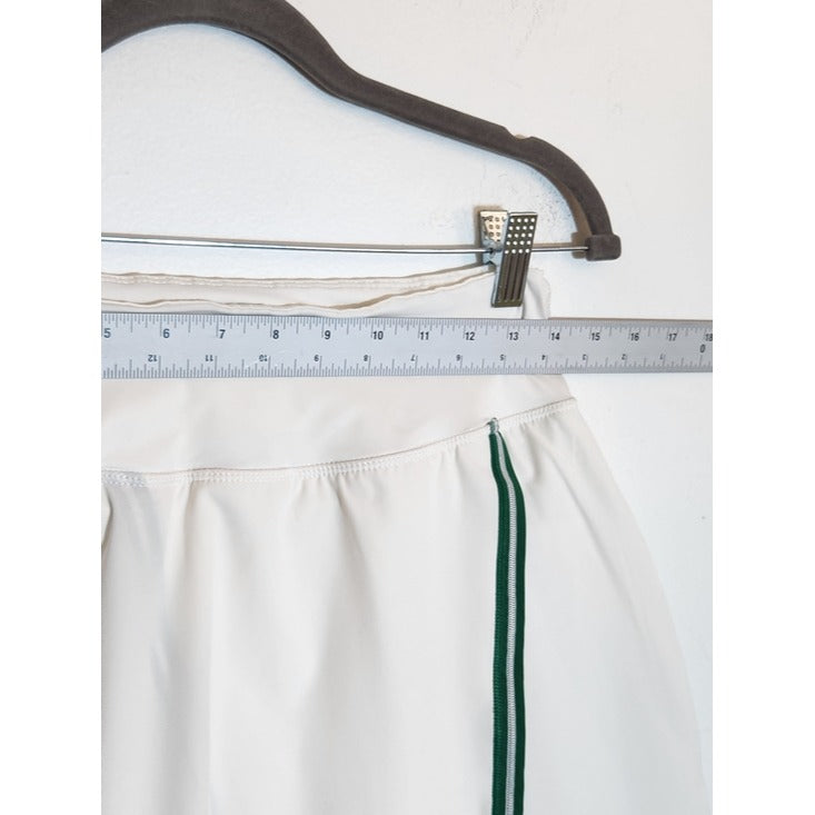 Crane White and Green Athleisure Skort NWT Size Small Flaw