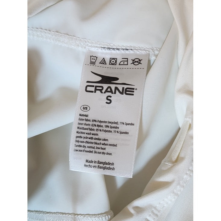 Crane White and Green Athleisure Skort NWT Size Small Flaw