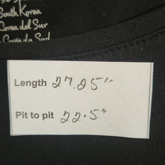 Chico's Black Sleeveless Top with Attached Cape Size XXL Black Caped Top