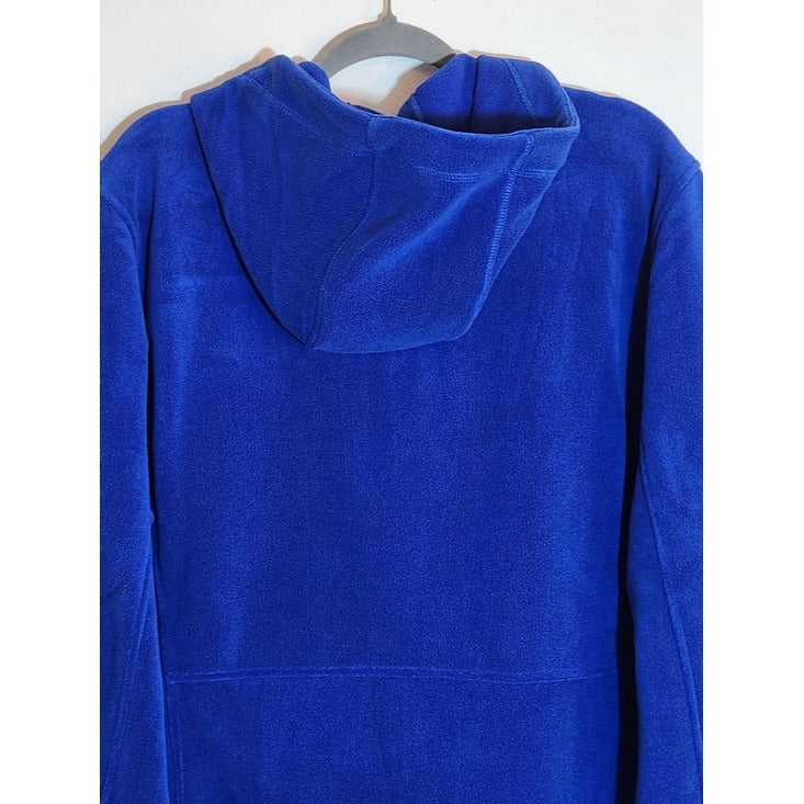 Baerskin Tactical Supply Co. Blue Fleece Hooded Jacket NWT Size Large