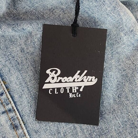 Brooklyn Cloth Jean Jacket Size Large Vintage Look Denim Jacket New