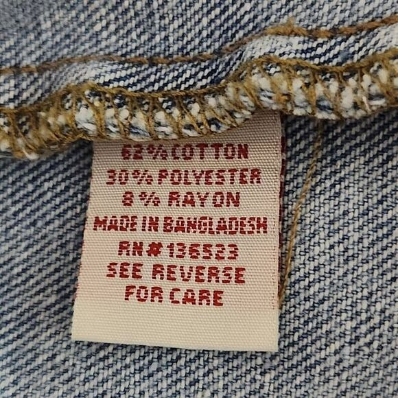 Brooklyn Cloth Jean Jacket Size Large Vintage Look Denim Jacket New