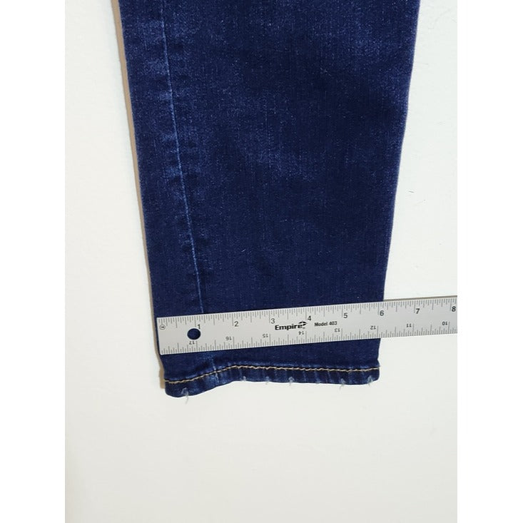 Silver Jeans Womens Avery Straight Dark Wash Jeans Size 27