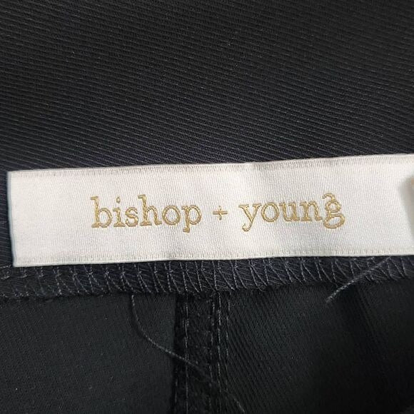 Bishop + Young Black Cargo Mini Wrap Skirt Size XS Mini Black Military Skirt, New