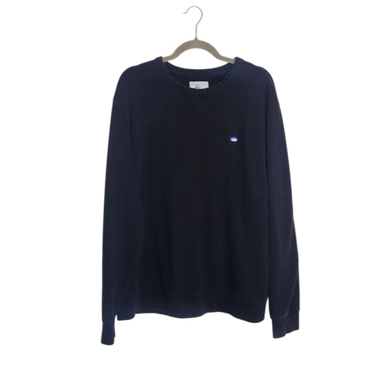 Southern Tide Black Cotton Pullover Sweatshirt Size XL