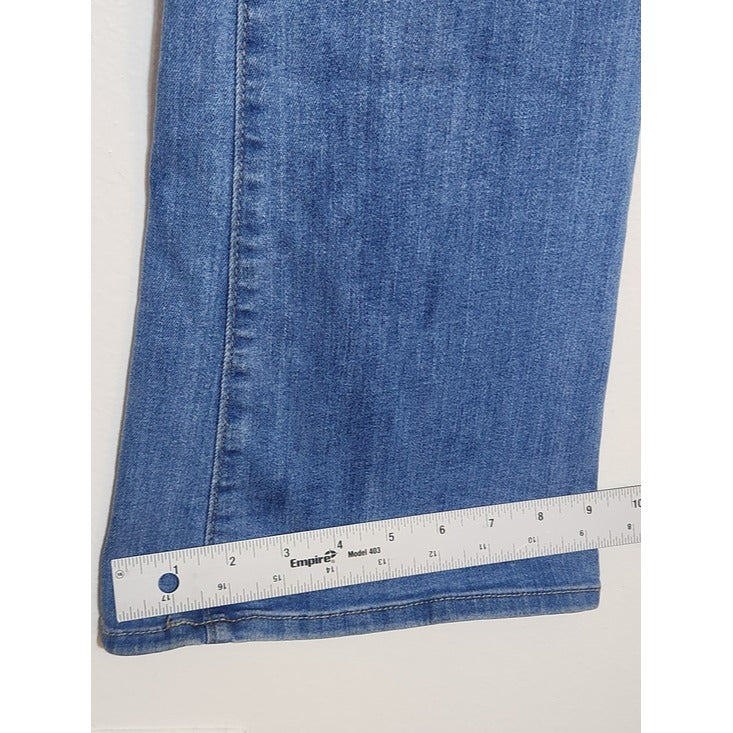 LOFT Slim Fit Flare Jeans with Patch Pockets Size 8/29