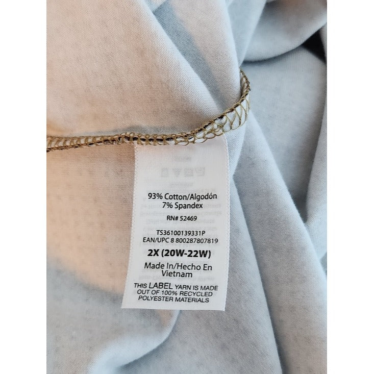 Terra & Sky Brown Houndstooth Stretch Pants Size 2X 20-22 NWT