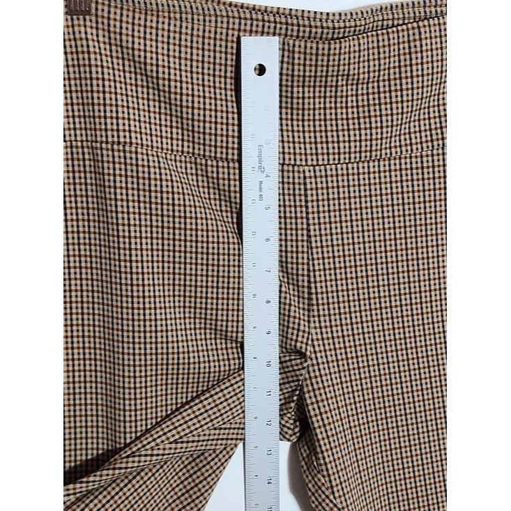 Terra & Sky Brown Houndstooth Stretch Pants Size 2X 20-22 NWT