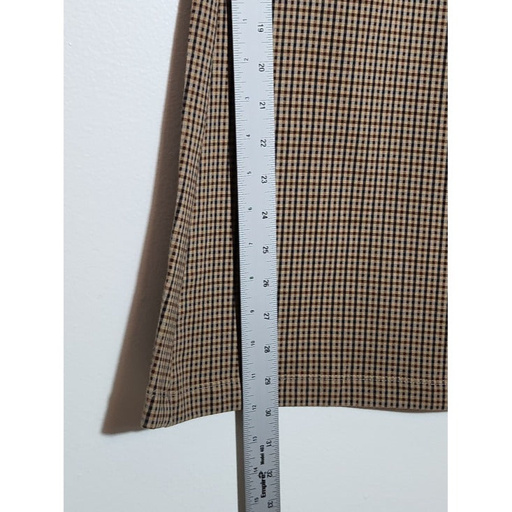Terra & Sky Brown Houndstooth Stretch Pants Size 2X 20-22 NWT