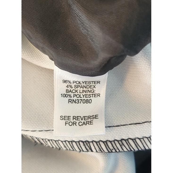 Cato Black and White Grid Plaid Lined Blazer Size XL
