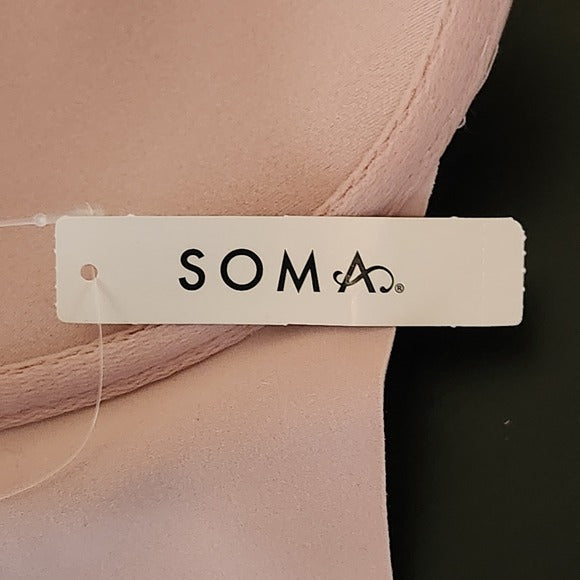 Soma Adobe Rose Bra Size 36G Vanishing Back Full Coverage