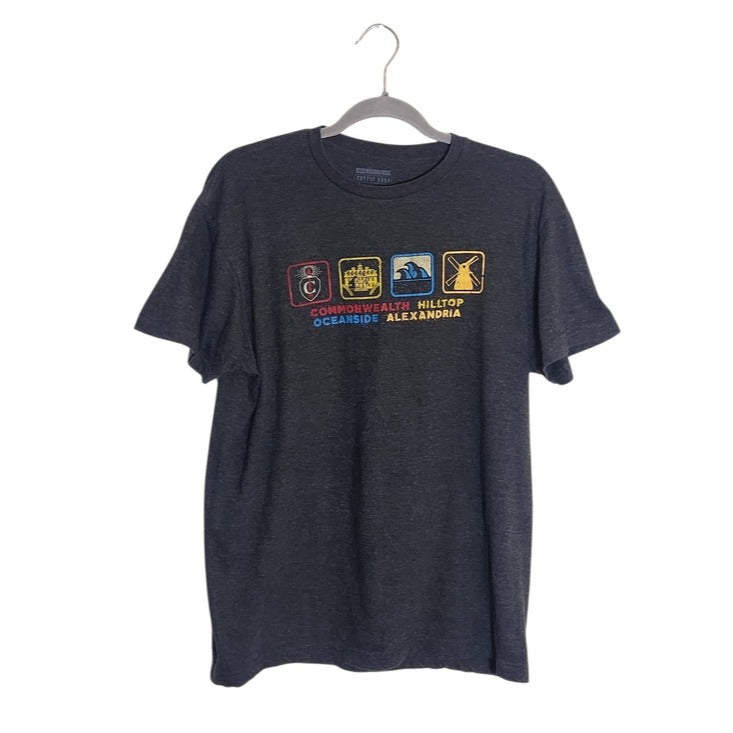 The Walking Dead Supply Drop Charcoal Gray T Shirt Size Medium
