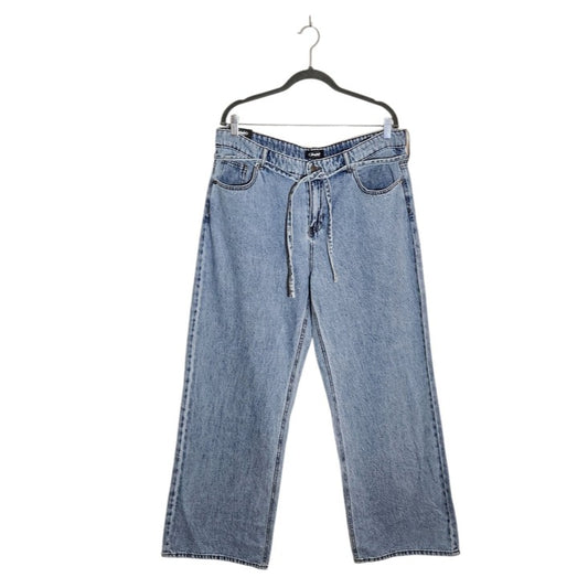 Buffalo Jeans Light Wash Womens Wide Leg Jeans Size 12 NWT