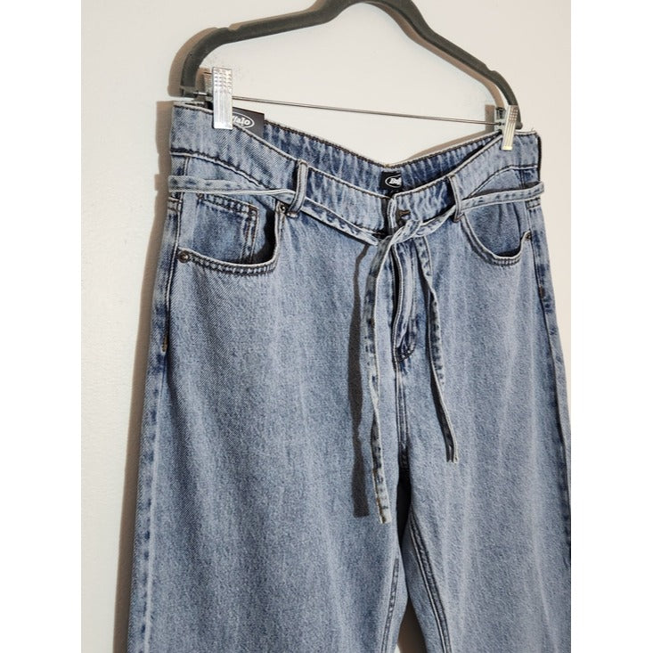 Buffalo Jeans Light Wash Womens Wide Leg Jeans Size 12 NWT