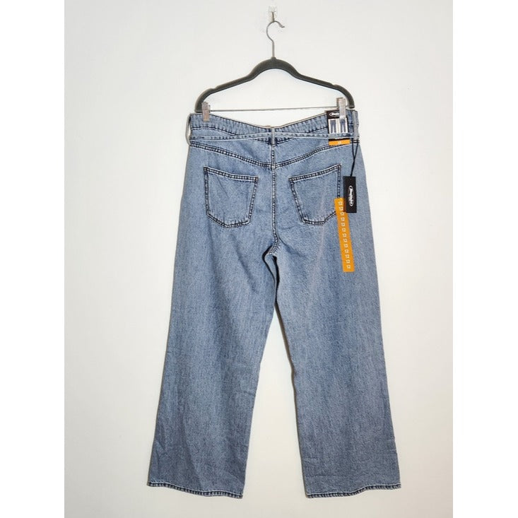 Buffalo Jeans Light Wash Womens Wide Leg Jeans Size 12 NWT