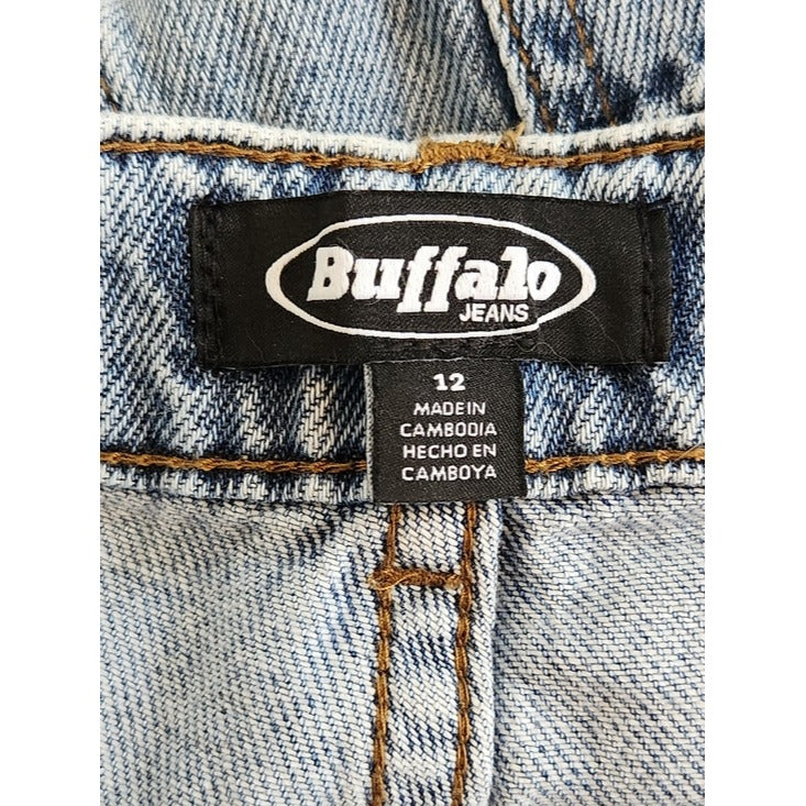 Buffalo Jeans Light Wash Womens Wide Leg Jeans Size 12 NWT