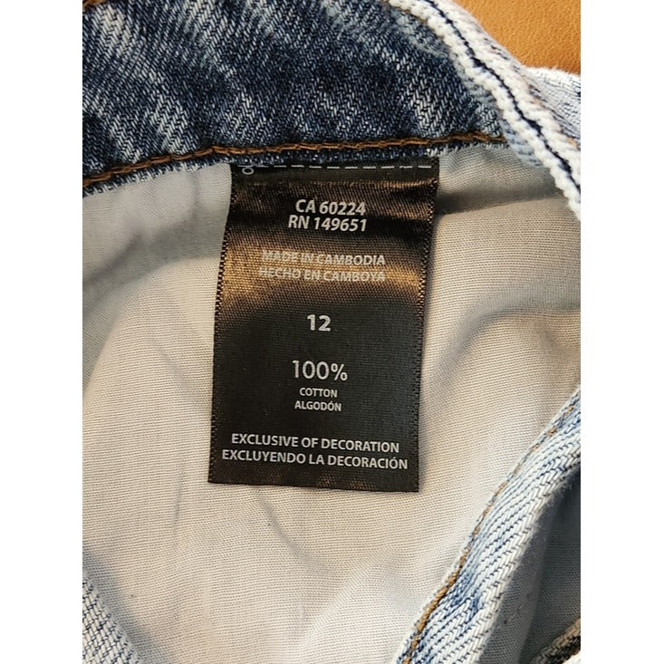 Buffalo Jeans Light Wash Womens Wide Leg Jeans Size 12 NWT