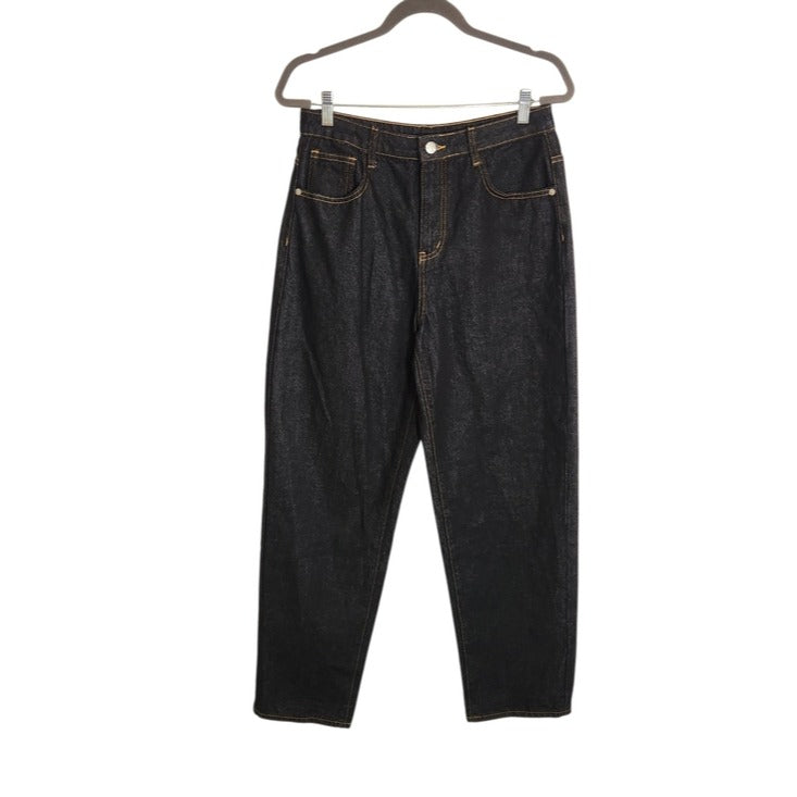 PrettyLittleThing Dark Wash Barrel Leg Jeans Size 6