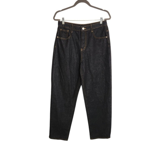 PrettyLittleThing Dark Wash Barrel Leg Jeans Size 6