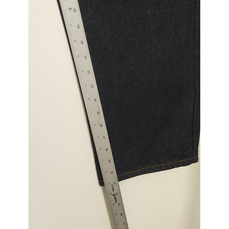 PrettyLittleThing Dark Wash Barrel Leg Jeans Size 6
