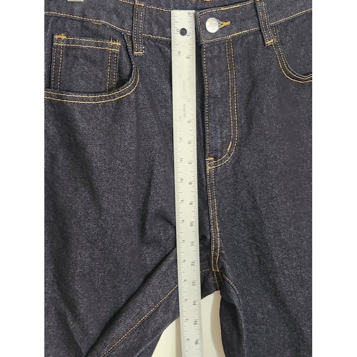 PrettyLittleThing Dark Wash Barrel Leg Jeans Size 6
