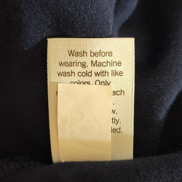 Croft & Barrow Navy Polka Dot Midi Dress Size Medium Preppy Polka Dot Dress