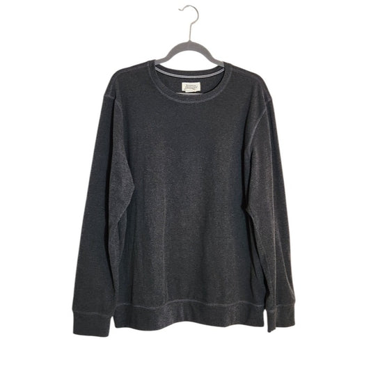 Boston Traders Charcoal Gray Super Soft Crewneck Sweatshirt Sweater Size Large
