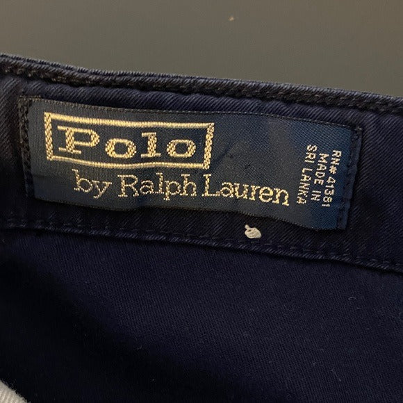Polo Ralph Lauren Men’s Navy Cotton Relaxed Leg Pants Size Large