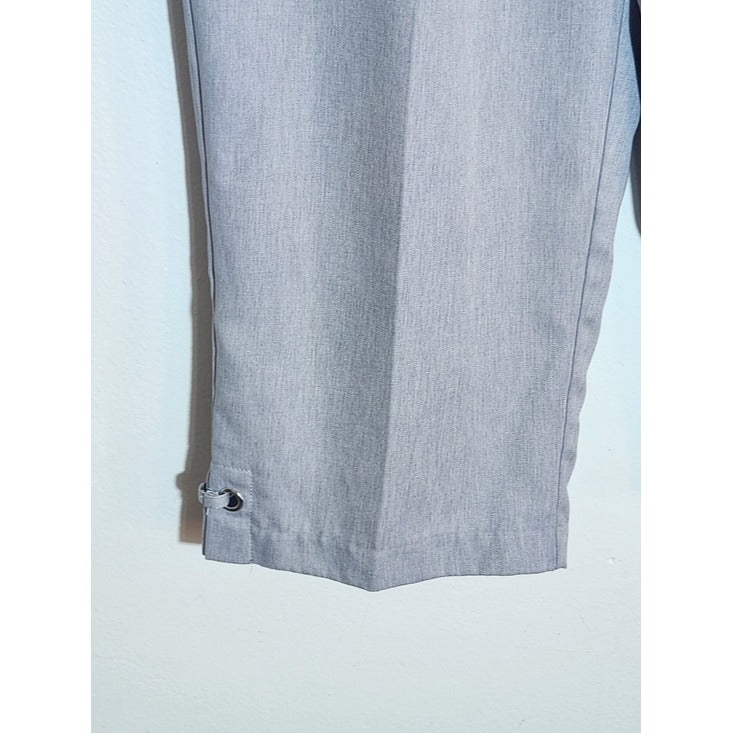 Allison Daley Gray Pull On Capri Pants with Elastic Waist Size 14